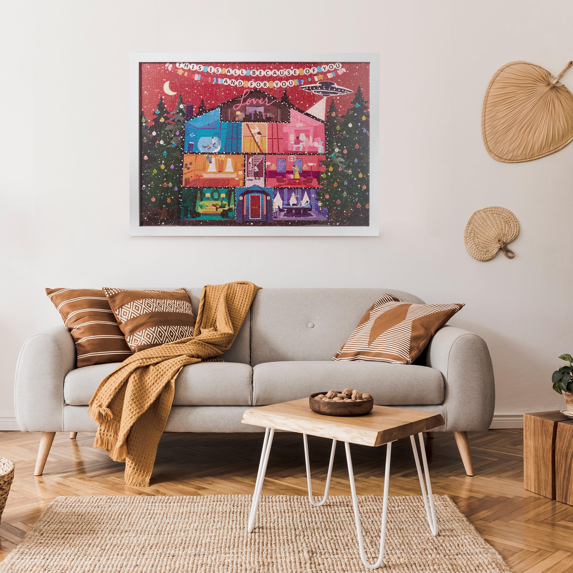 Amazon.com: Lover Romantic House 1000 Pieces Jigsaw Puzzle for